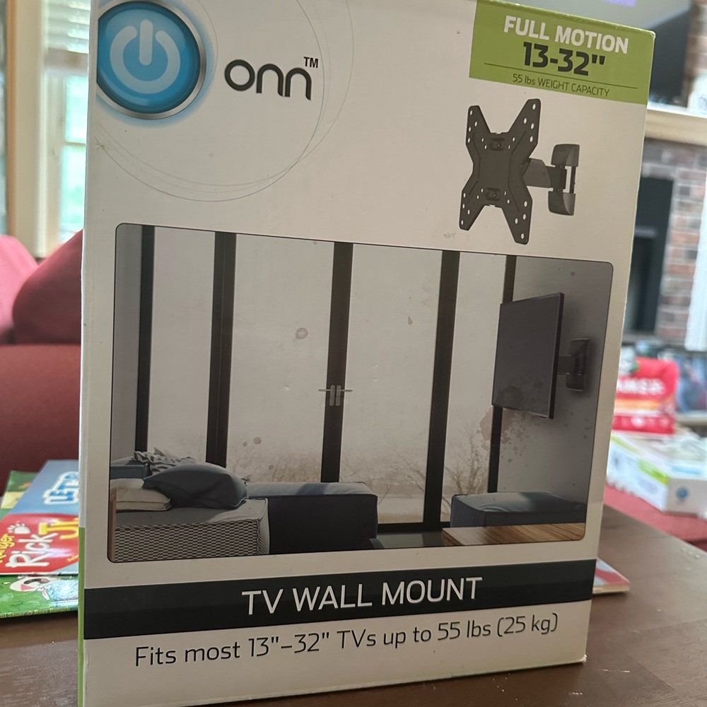 ONN TV Wall Mount fits most 13-32 inch TVs.